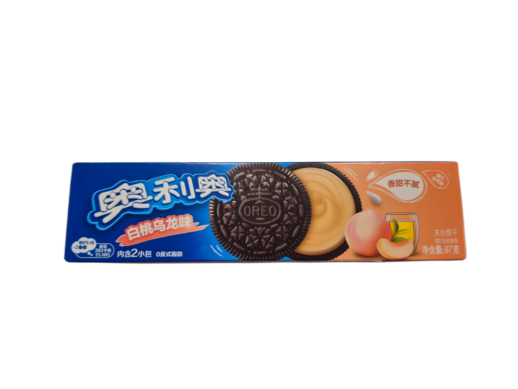 Galleta OREO Sabor Melocotón y Té Oolong 97g