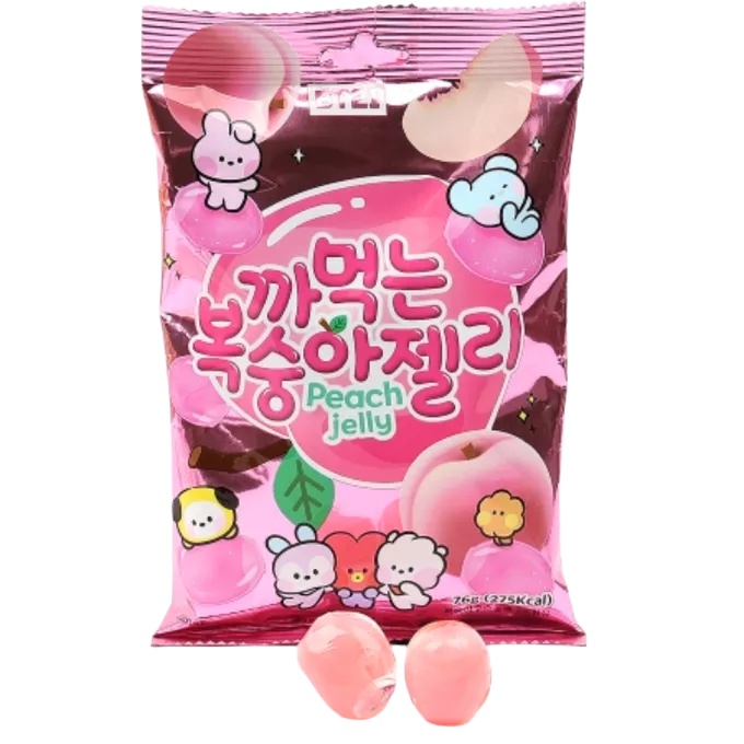 BT21 Gominolas Sabor Melocotón 76g