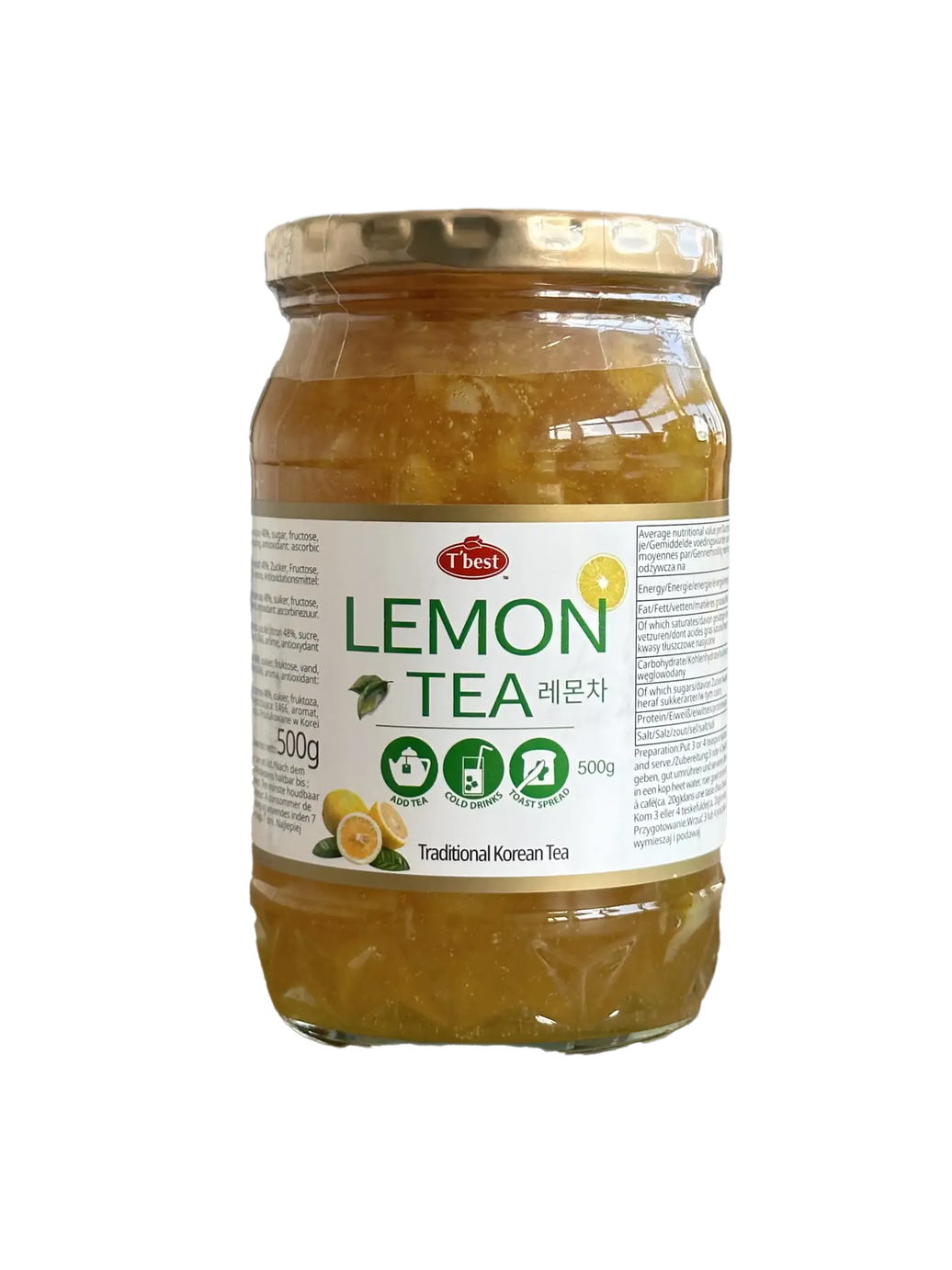 T'BEST Té Coreano Concentrado de Limón 500G