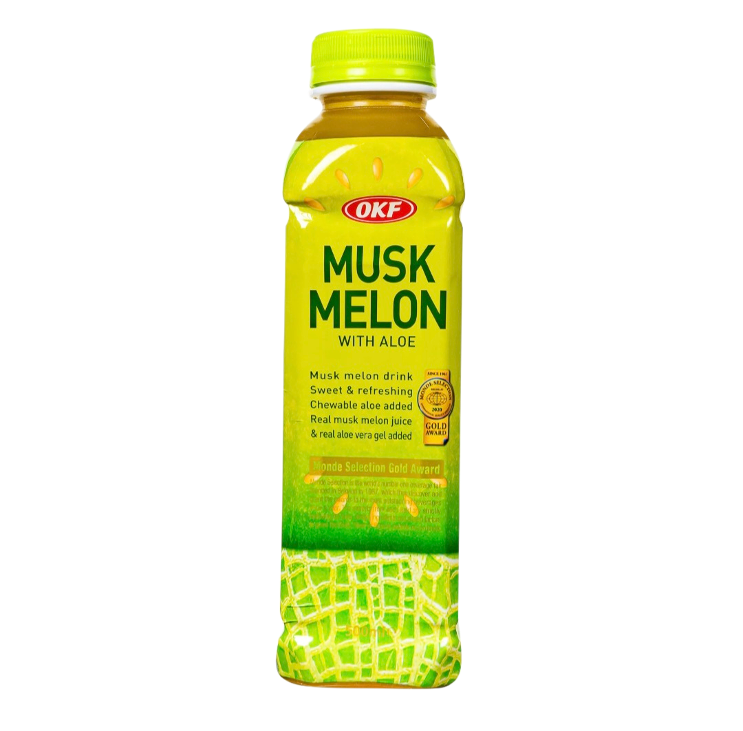 OKF Bebida Sabor Musk Melón con Aloe 500ml