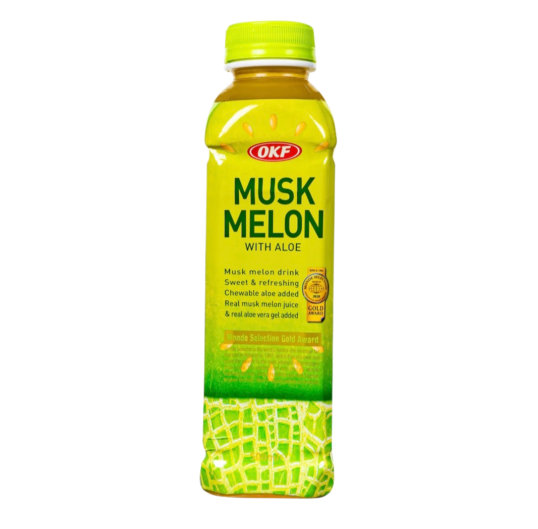 OKF Bebida Sabor Musk Melón con Aloe 500ml