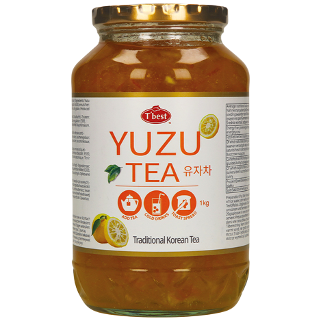 T'BEST Té Coreano Concentrado de Yuzu 1Kg