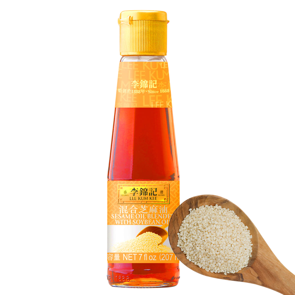 LEE KUM KEE Aceite de Sésamo con Aceite de Soja 207ml