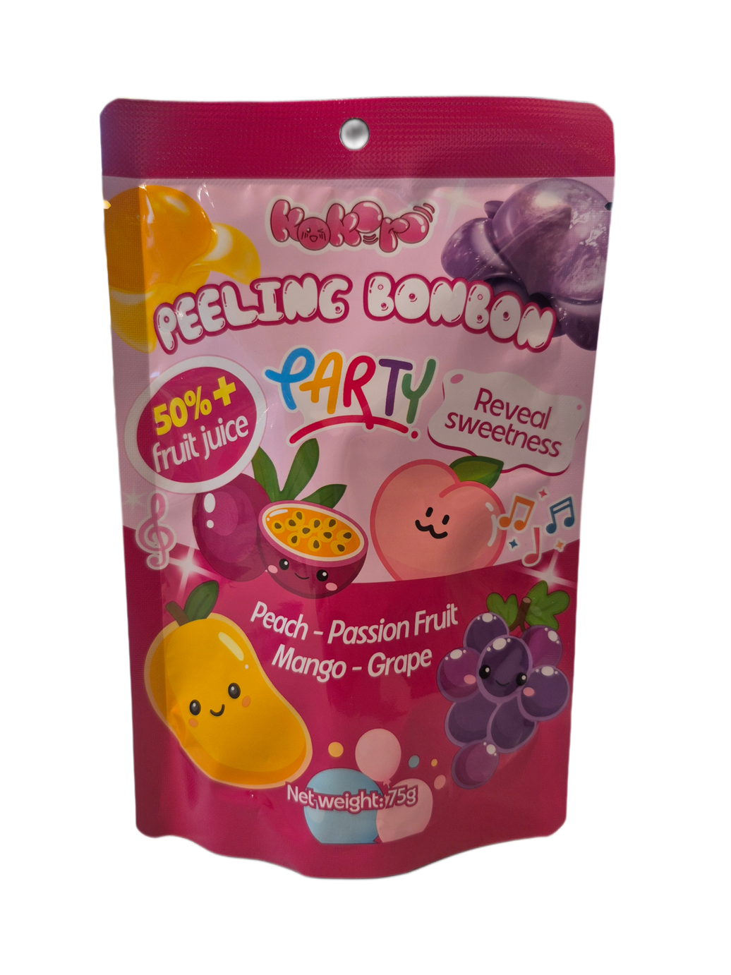 KOKIRO Gominolas Peeling de Varios Sabores 75g