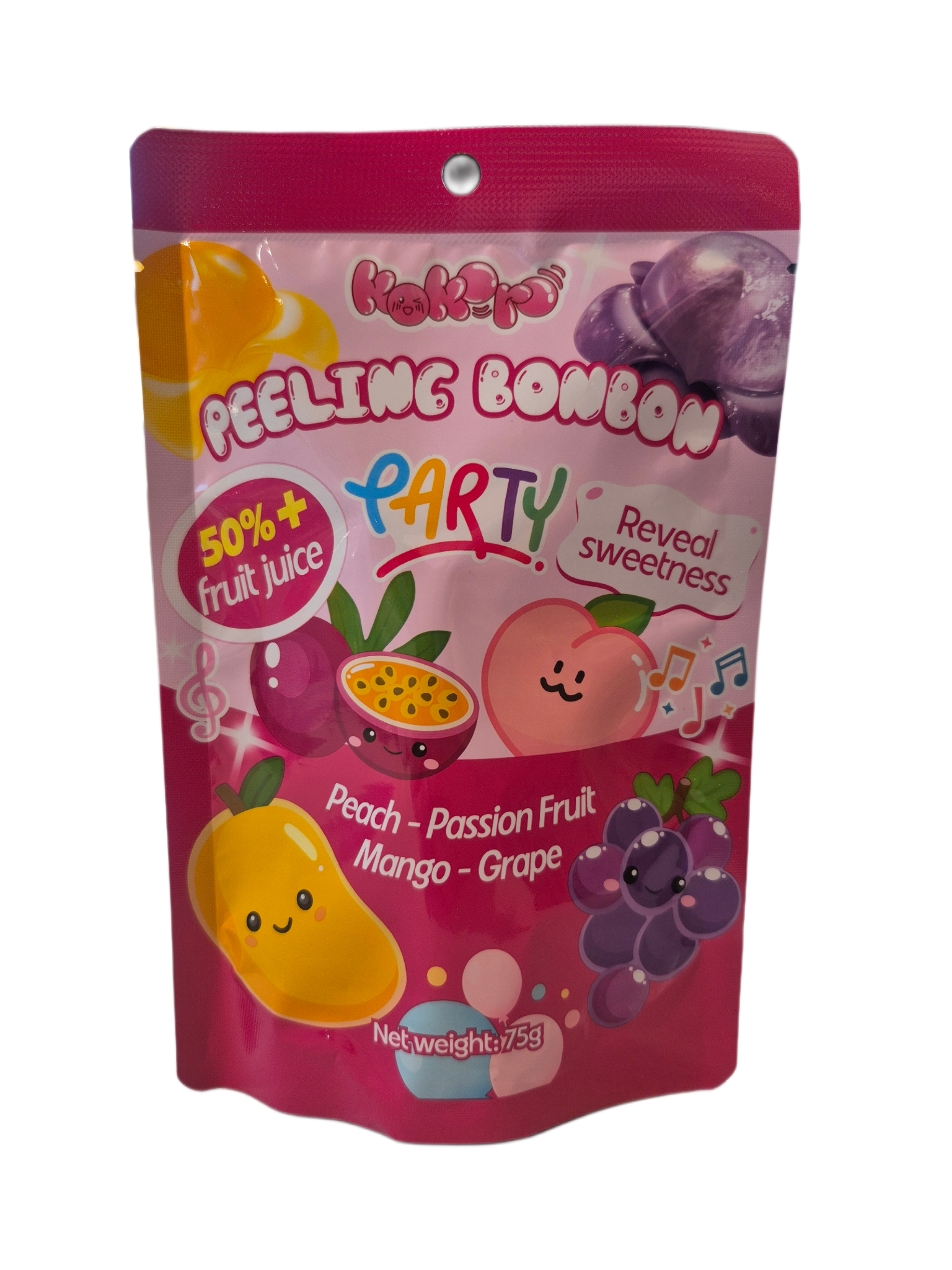 KOKIRO Gominolas Peeling de Varios Sabores 75g