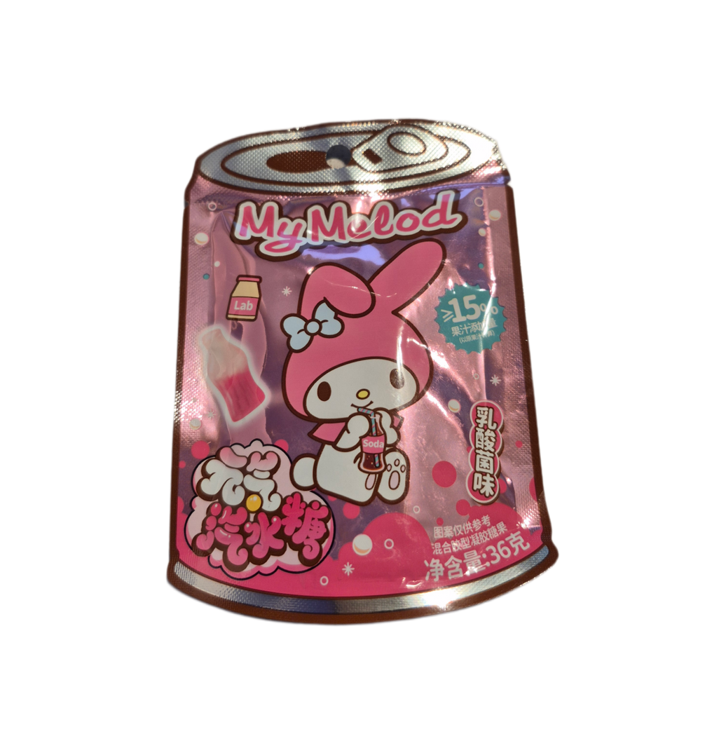 QUANJI My Melody gominolas sabor soda y yogurt 36g