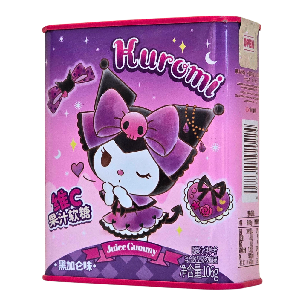 QUANJI Kuromi Lata de Gominola sabor Arándano 106g