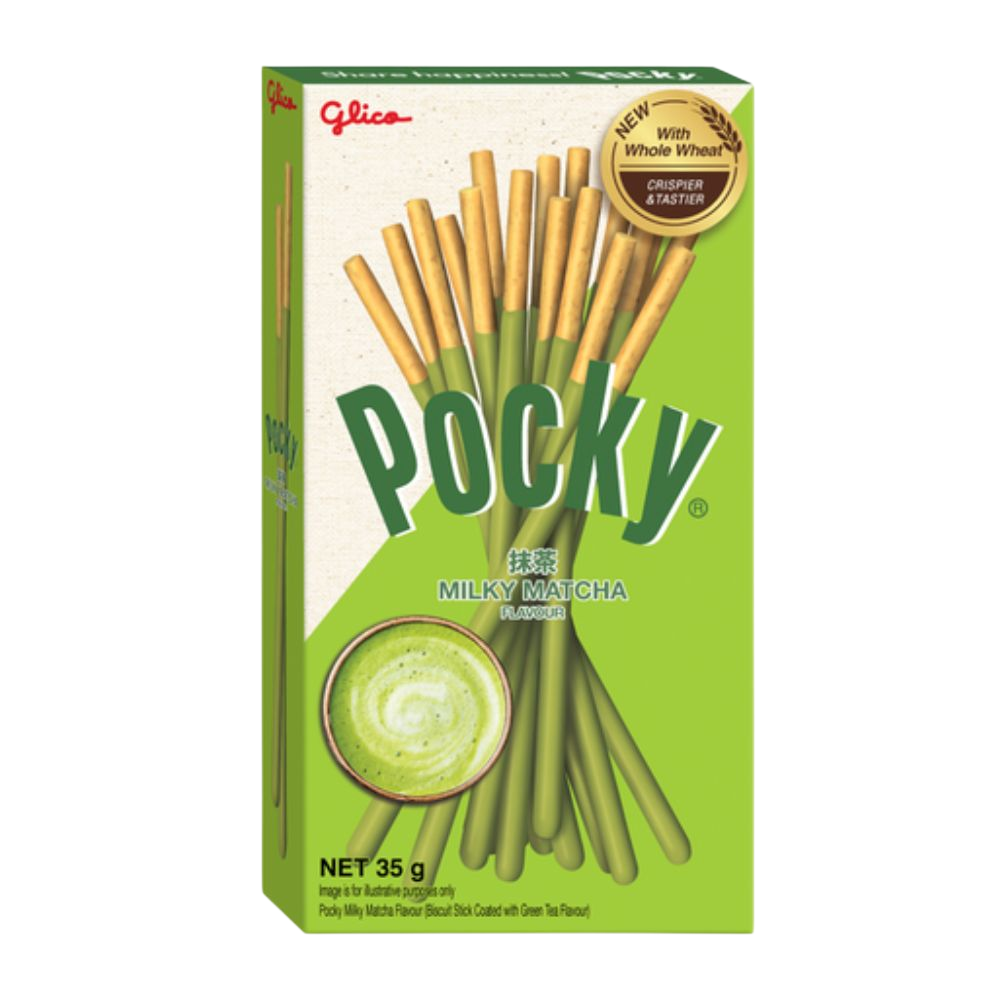 GLYCO Pocky Leche y Matcha 33g