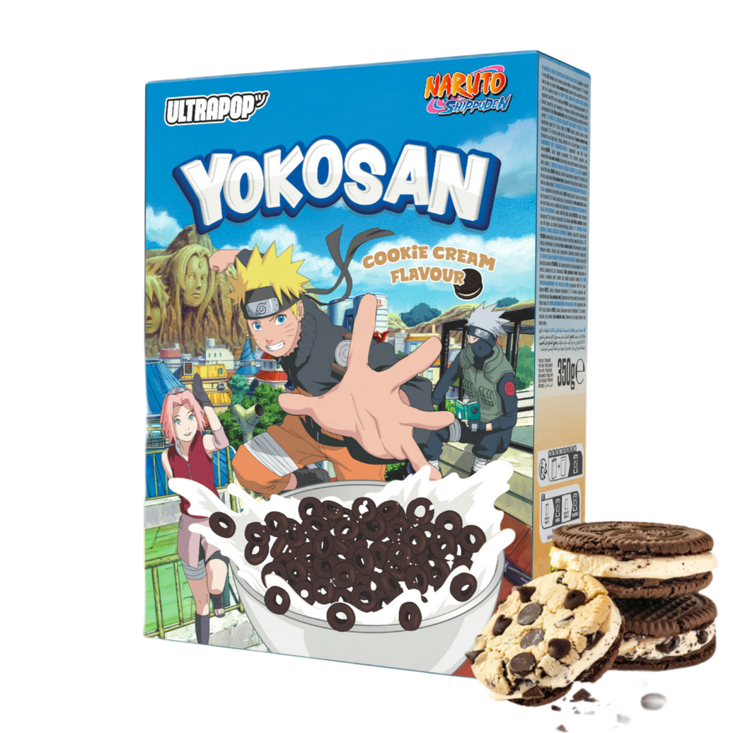 Cereal de Avena sabor galleta y crema ULTRAPOP NARUTO 350g