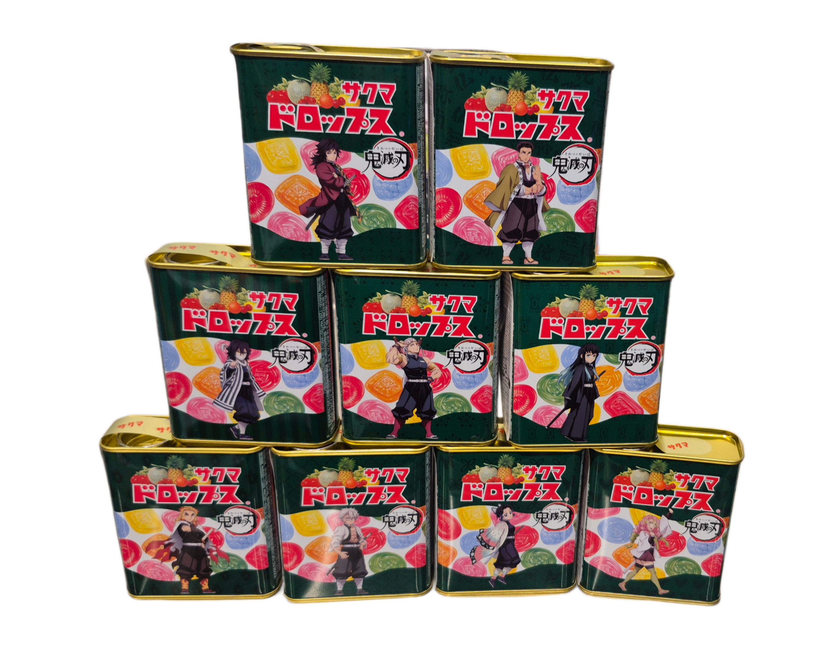 SAKUMA Demon Slayer Lata de Caramelos sabor frutal 71g