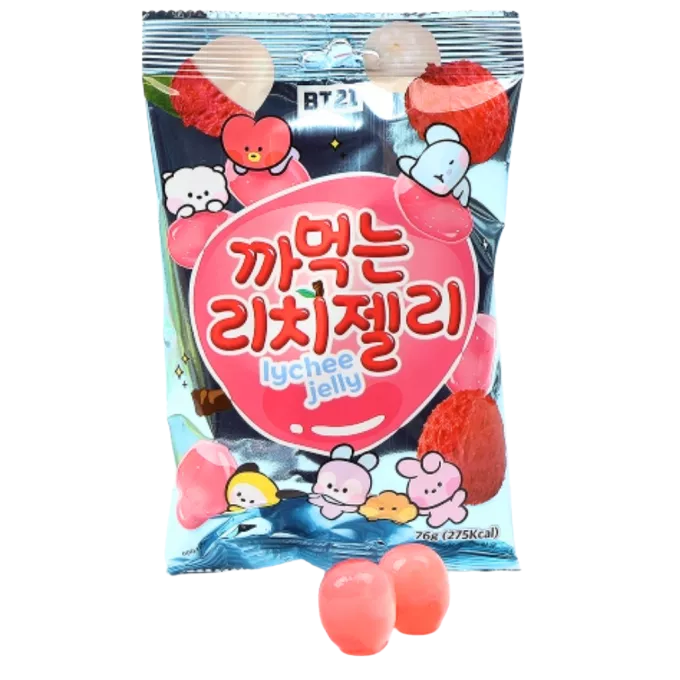 BT21 Gominolas Sabor Lychee 76g