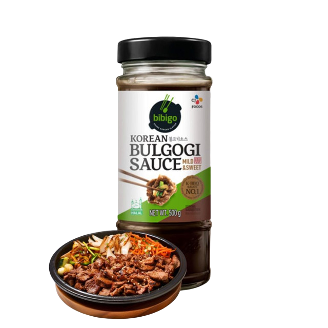 🥩🔥 Bibigo Salsa Bulgogi Coreana – Suave y Dulce (500 g) 🇰🇷✨