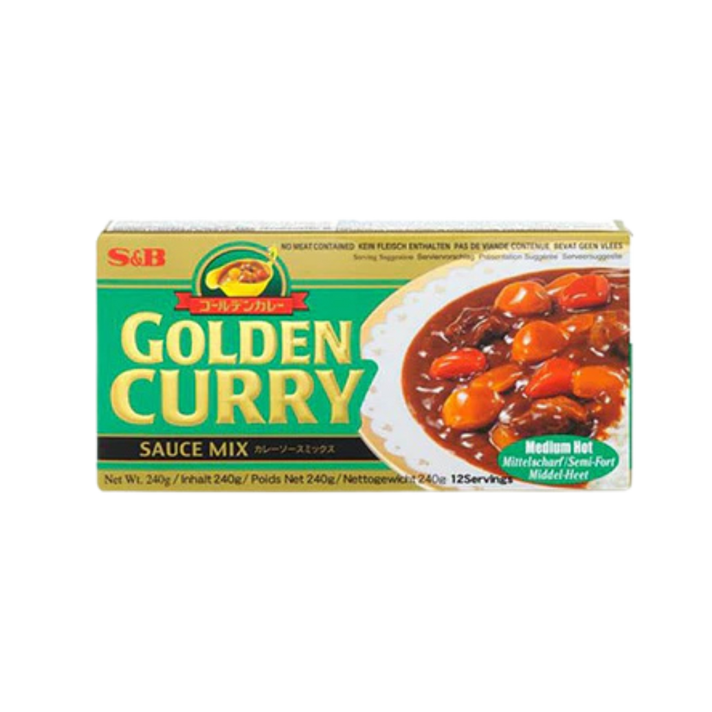 S&B Golden Curry – Sauce Mix (Medium Hot) | 220g