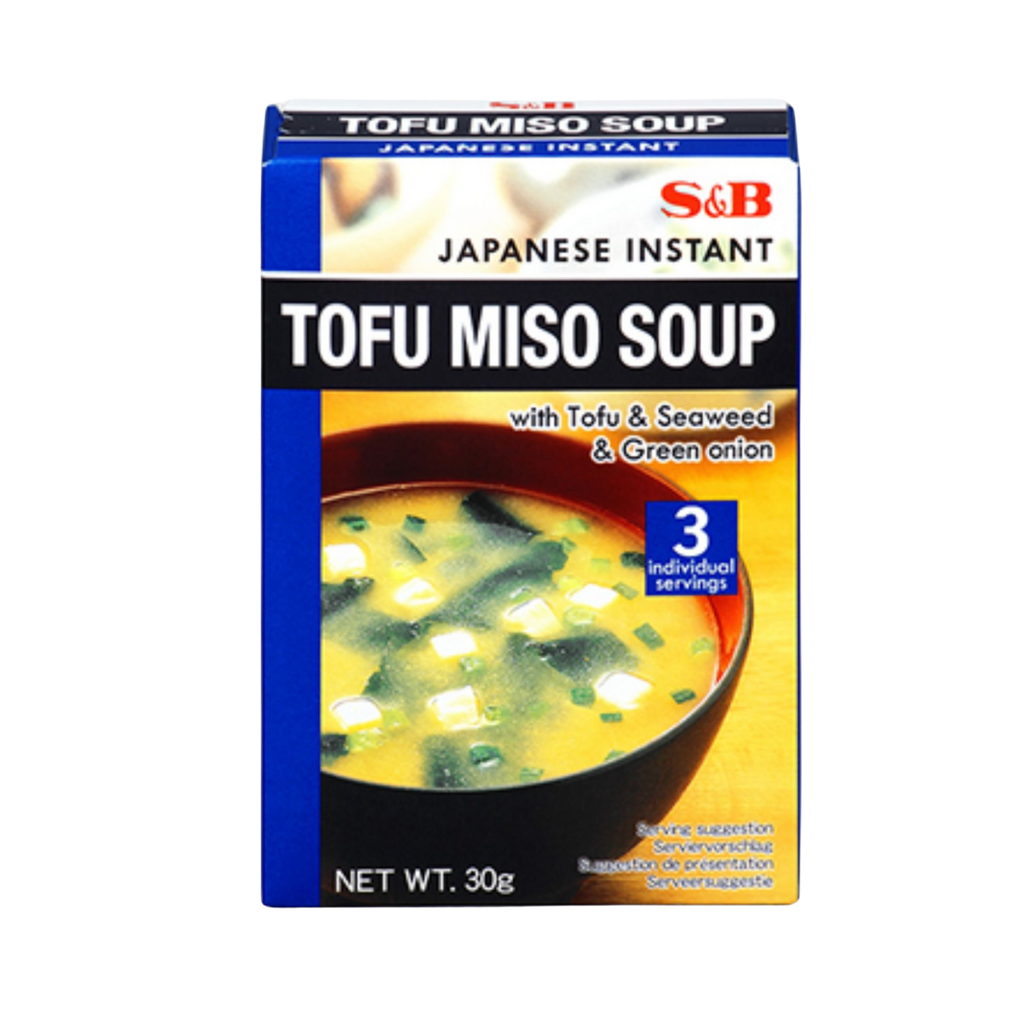 🍜✨ S&B Tofu Miso Soup – Sopa Instantánea de Miso con Tofu (3 porciones)