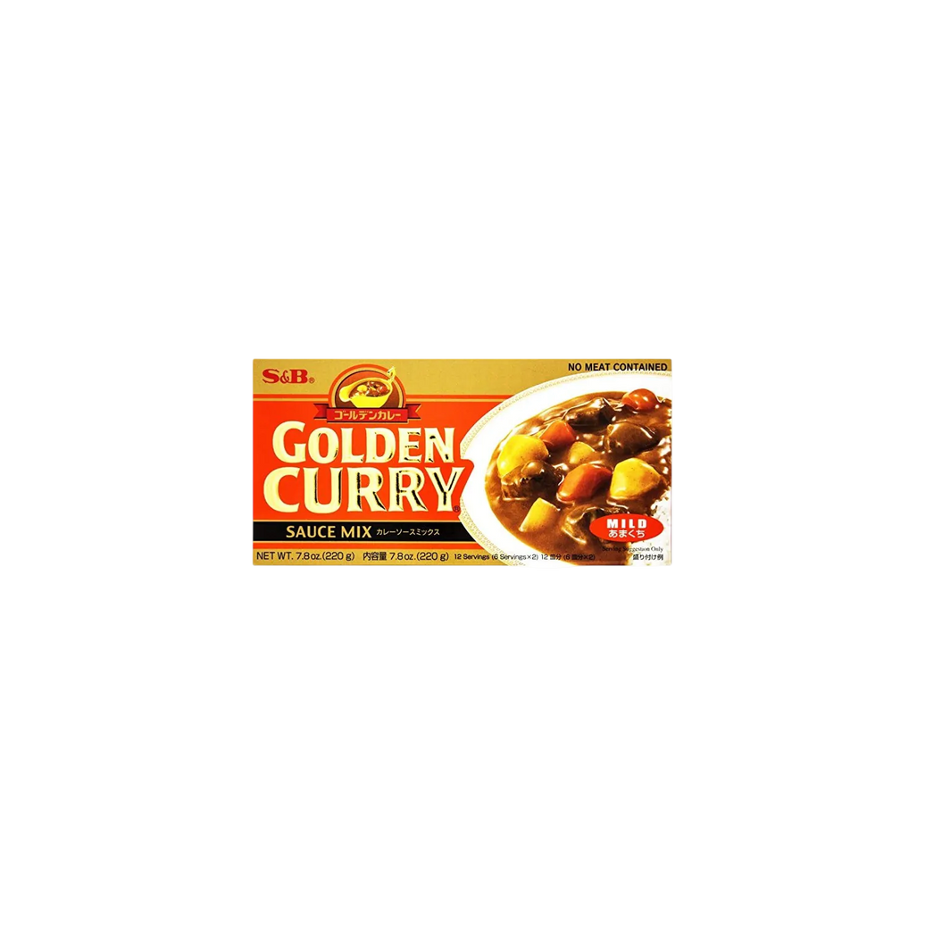 S&B Golden Curry (Mild) – Japanese Curry Mix en Bloques, 220 g