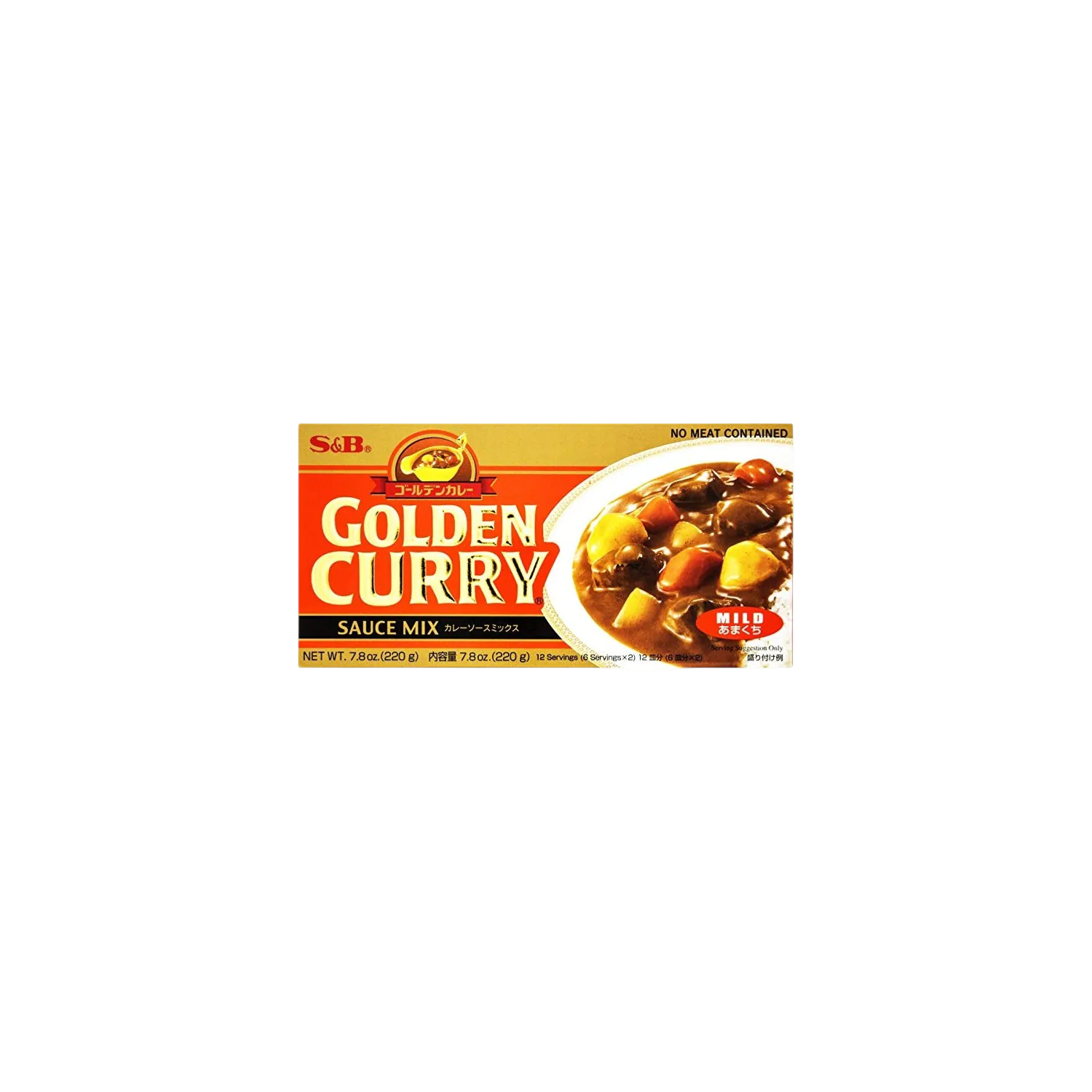 S&B Golden Curry (Mild) – Japanese Curry Mix en Bloques, 220 g