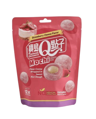 Q Mochi fresa con queso 180g