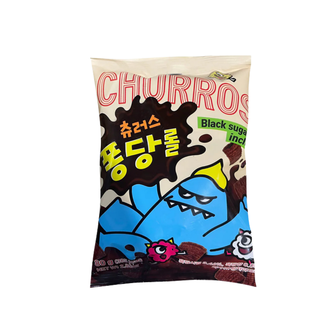 SWEET MONSTER CHURROS SABOR AZÚCAR MORENO 80g