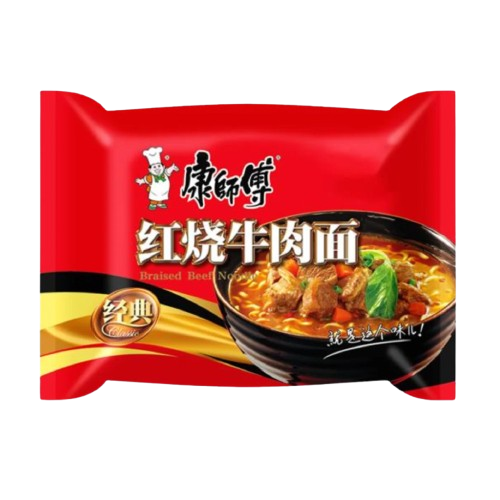 KANGSHIFU Fideos con caldo de ternera asada 110g
