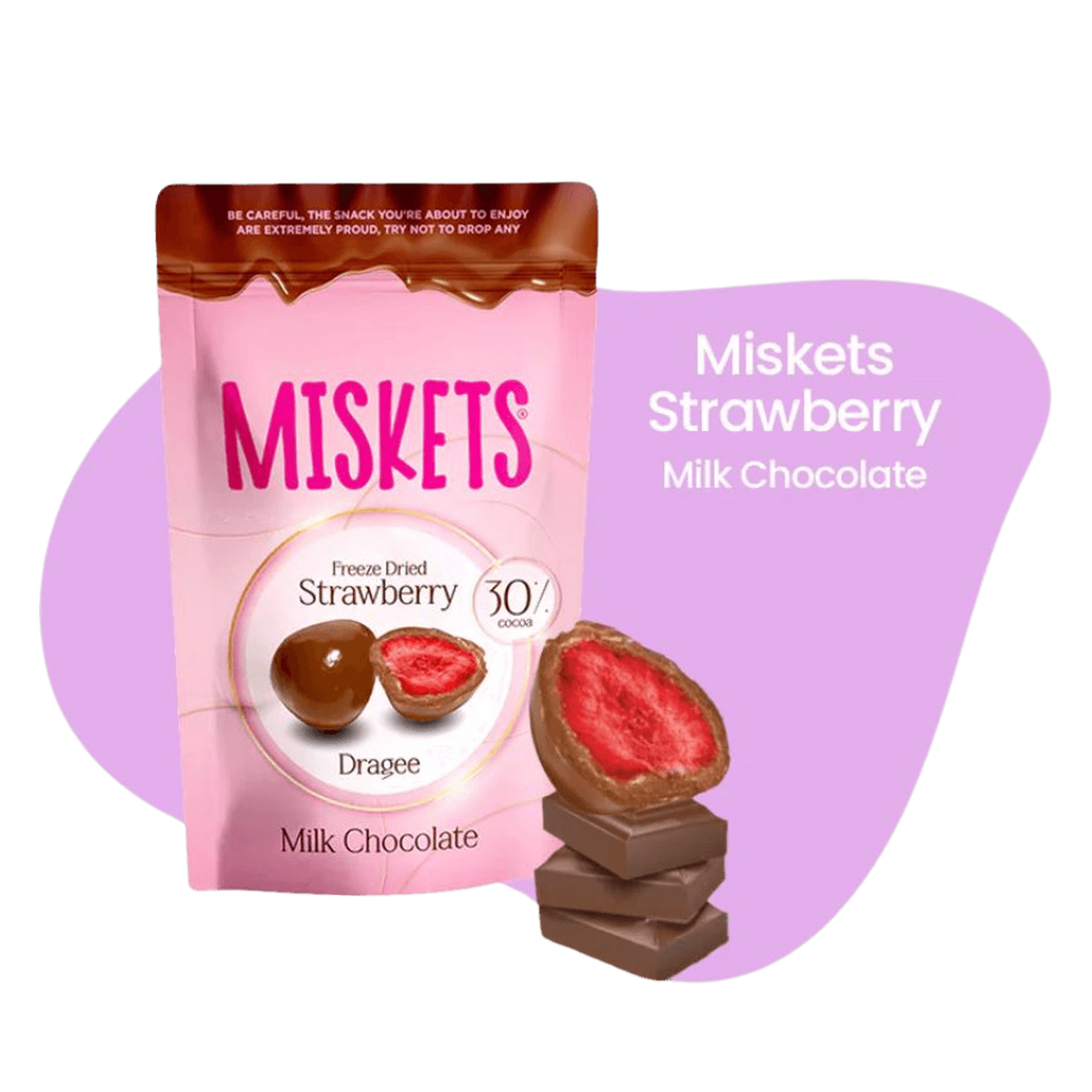 TR Miskets MilkChocolate Coated Strawberry 80g